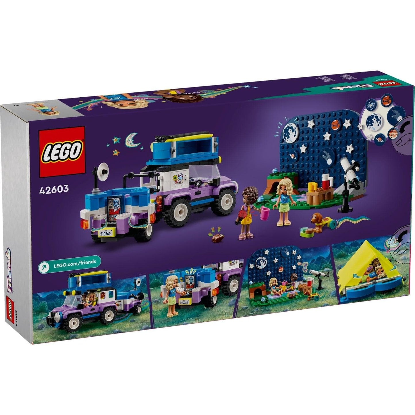 Lego Friends Camping and Astronomy Observation Vehicle