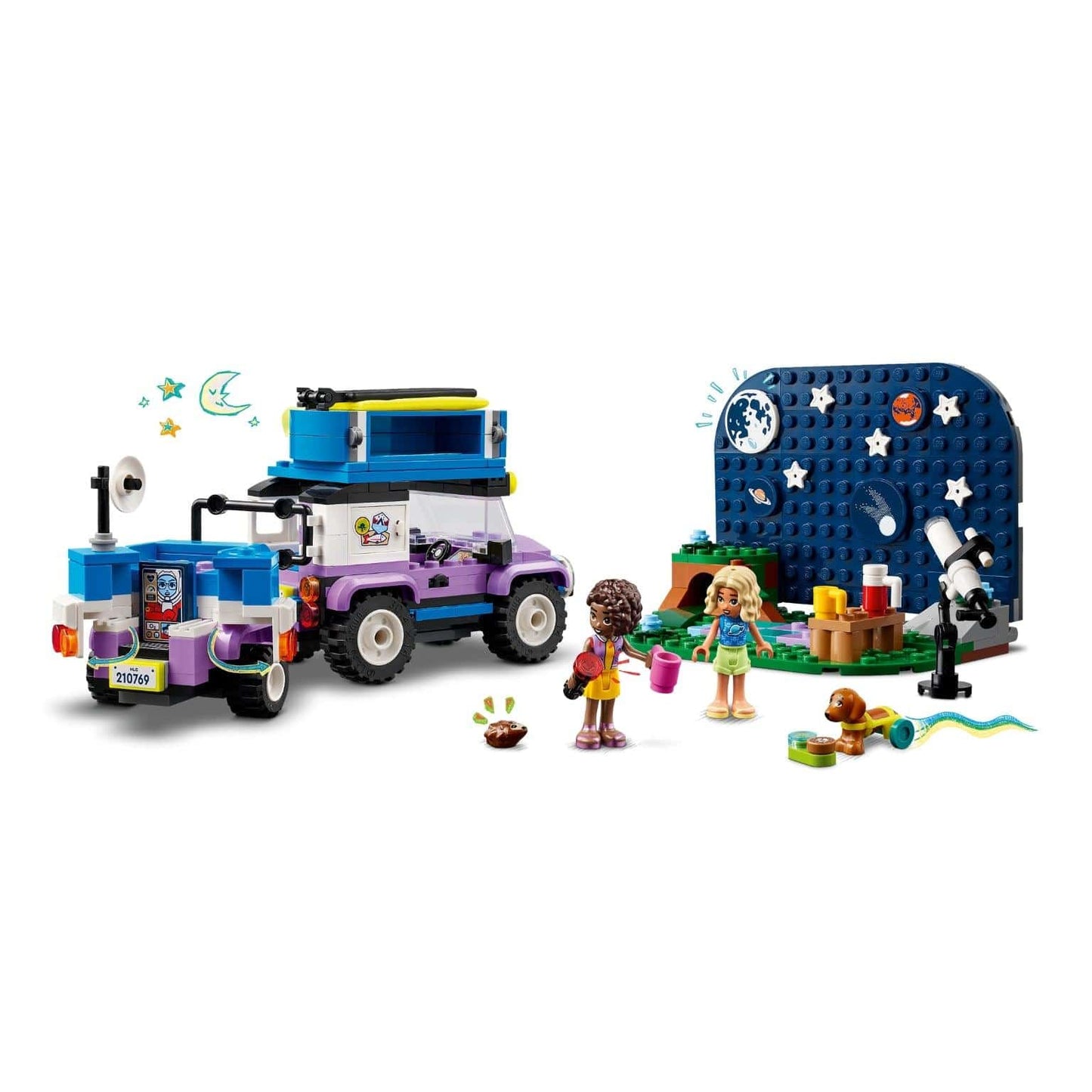Lego Friends Camping and Astronomy Observation Vehicle
