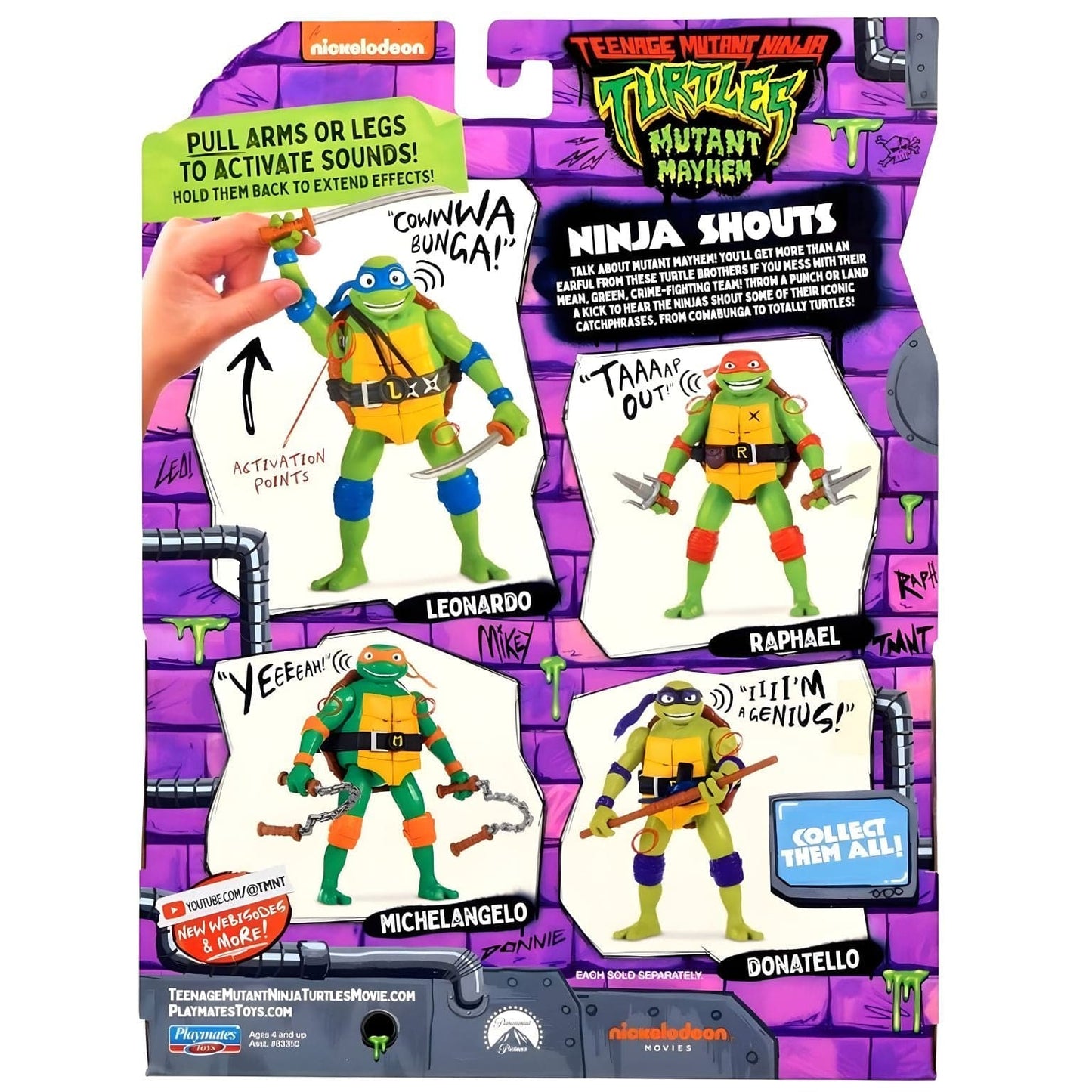 Tartarugas Ninja Shouts - Michelangelo