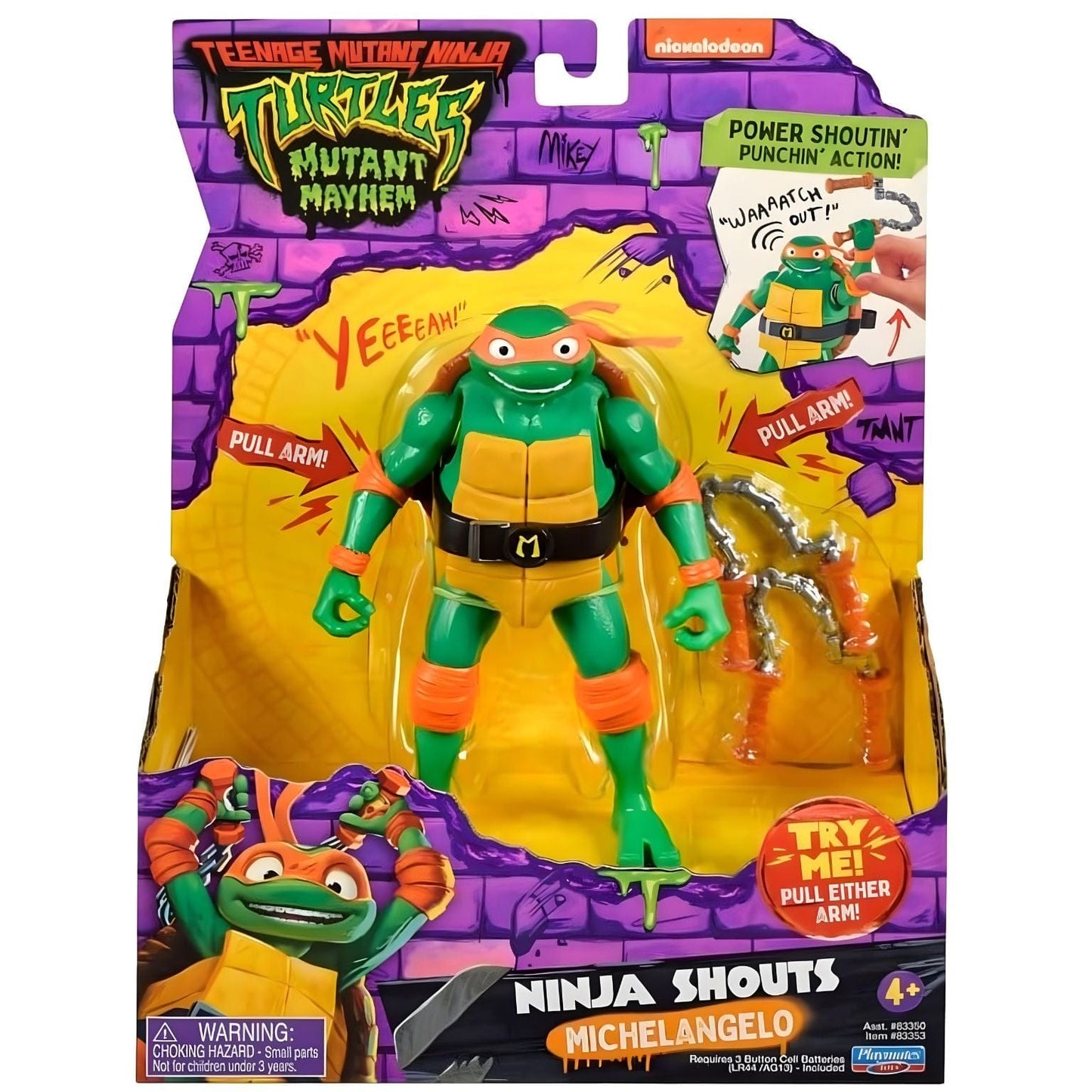 Tartarugas Ninja Shouts - Michelangelo